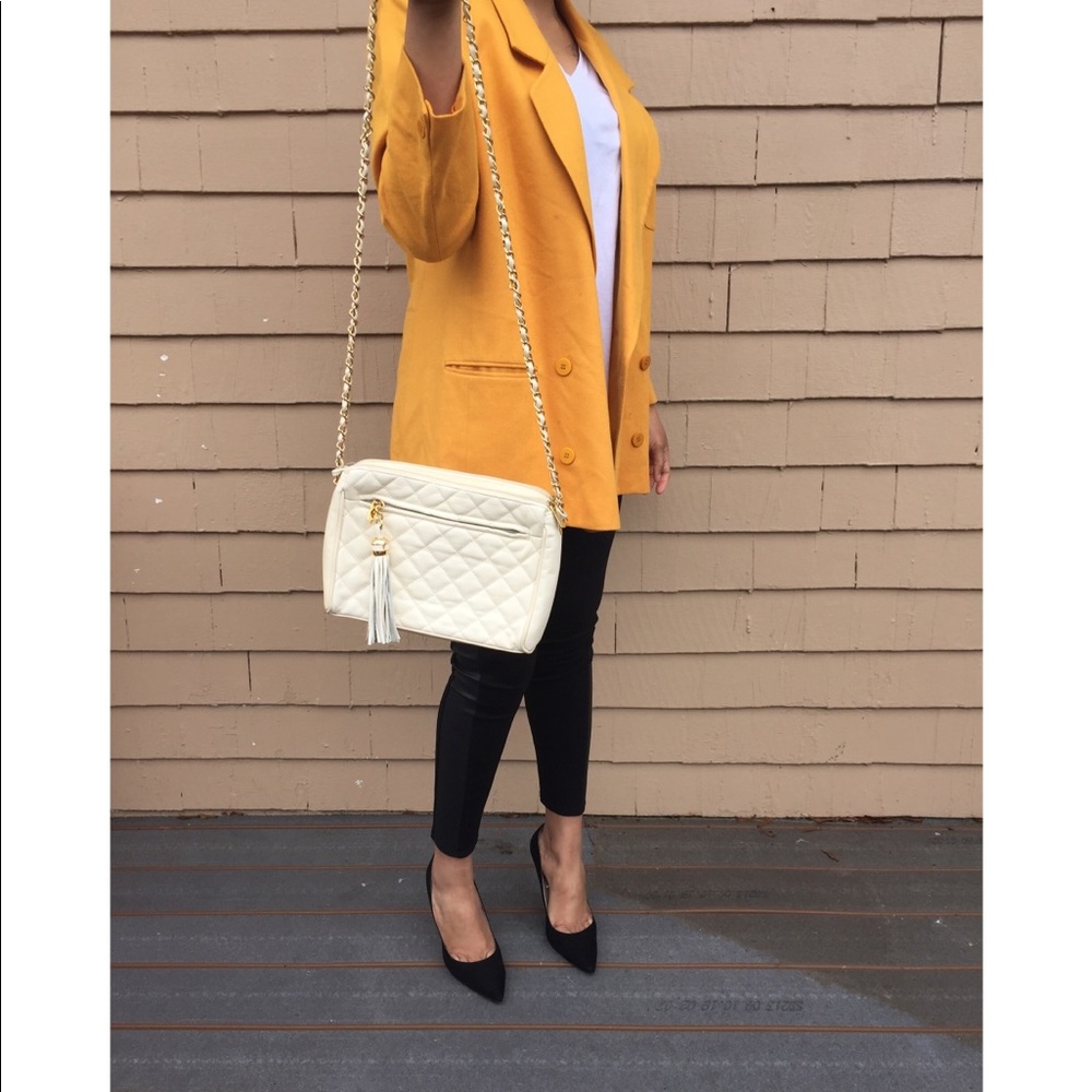 White crossbody